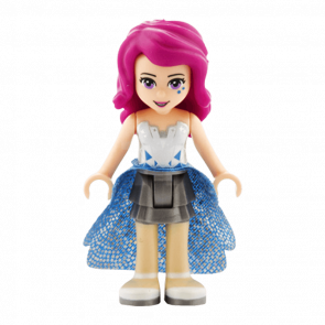 Фигурка Lego Livi Flat Silver Layered Skirt Friends Girl frnd123 1 Б/У