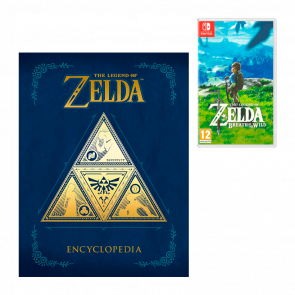 Набор Артбук The Legend of Zelda: Encyclopedia Nintendo Новый  + Игра Switch The Legend of Zelda Breath of The Wild Русская Озвучка