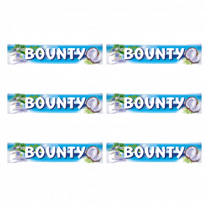 Набір Батончик Bounty з М'якоттю Кокосу у Молочному Шоколаді 57g 6шт - Retromagaz