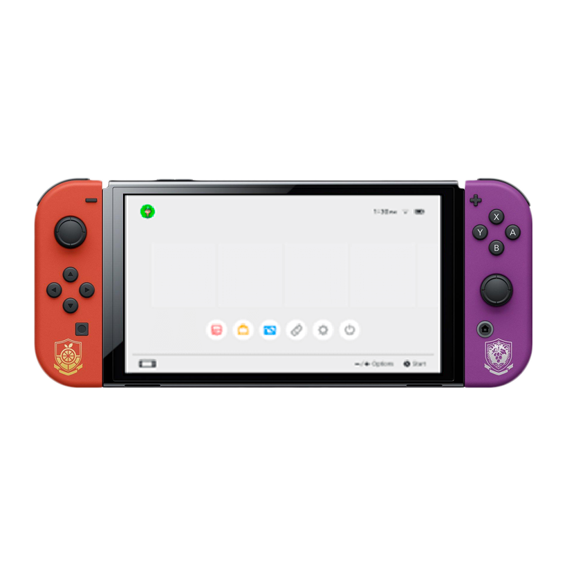 Консоль Nintendo Switch OLED Model HEG-001 Pokemon Scarlet & Violet Limited Edition 64GB Red Purple Новый - Retromagaz