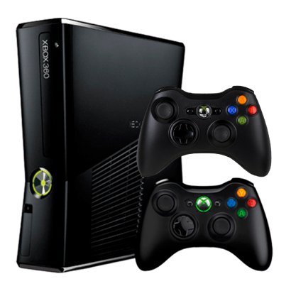 Набір Консоль Microsoft Xbox 360 S Freeboot 250GB Black + 5 Вбудованих Ігор Б/У  + Геймпад Бездротовий - Retromagaz