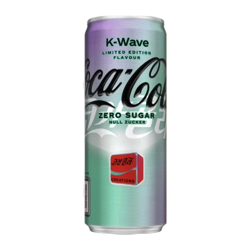 Напиток Coca-Cola K-Wave Zero Sugar Limited Edition 250ml - Retromagaz