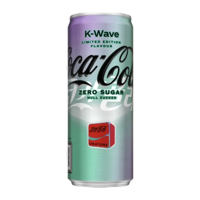 Напій Coca-Cola K-Wave Zero Sugar Limited Edition 250ml - Retromagaz