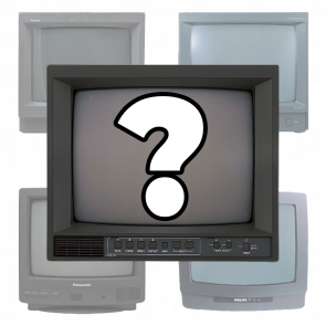 Телевизор Sony Panasonic Philips JVC Samsung LG 14" Ретро в Ассортименте Black Б/У - Retromagaz