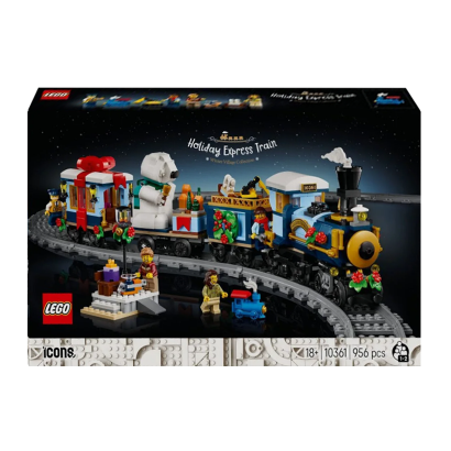 Конструктор Lego Holiday Express Train Праздничный Экспресс Icons 10361 Новый - Retromagaz