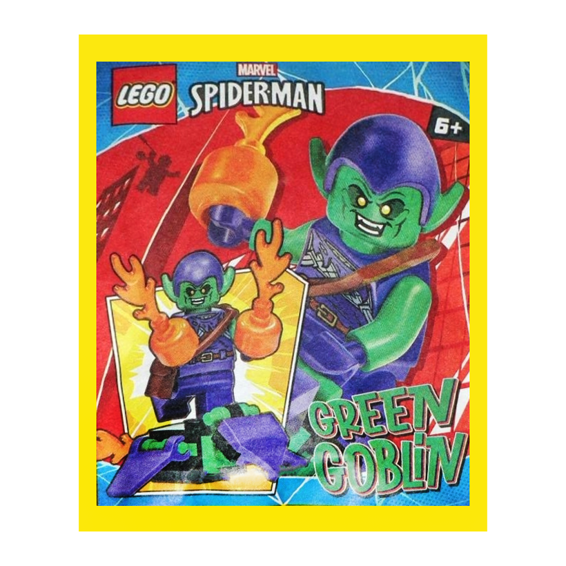 Конструктор Lego Фигурка Marvel Green Goblin Paper Bag Super Heroes 682304 sh0813 Новый - Retromagaz