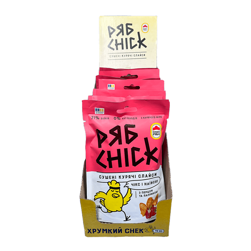 Набор Слайсы 15шт РябChick Куриные с Паприкой и Перцем 30g - Retromagaz