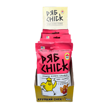 Набор Слайсы 15шт РябChick Куриные с Паприкой и Перцем Сушеные 30g - Retromagaz