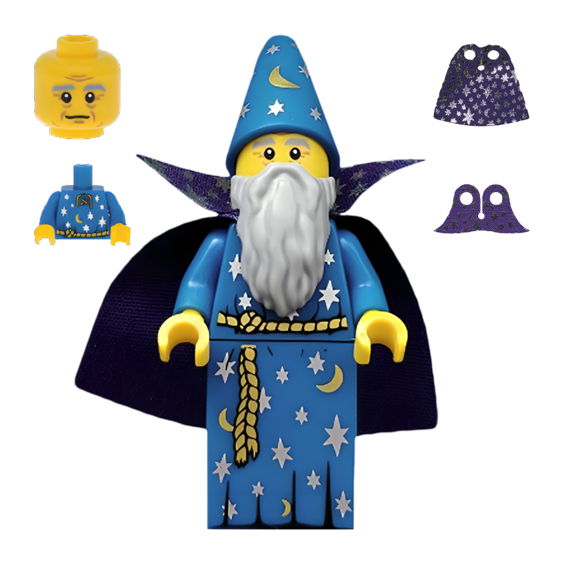 Фігурка Lego Series 12 Wizard Collectible Minifigures col12-1 col179 Б/У - Retromagaz