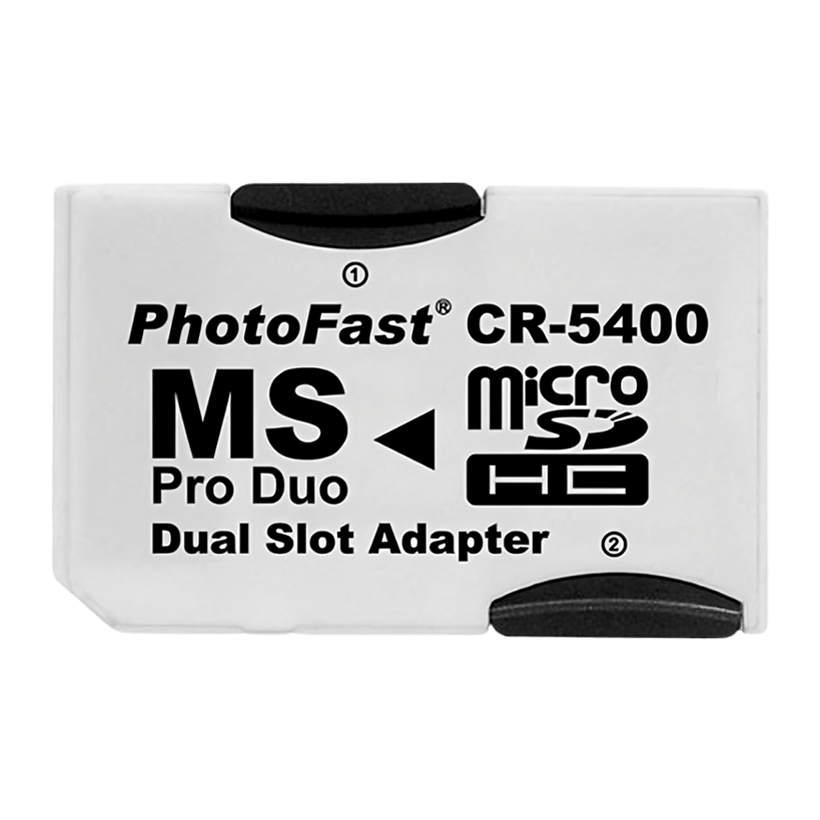 Адаптер RMC PlayStation Portable CR-5400 Memory Stick Pro Duo - microSD White Новый - Retromagaz
