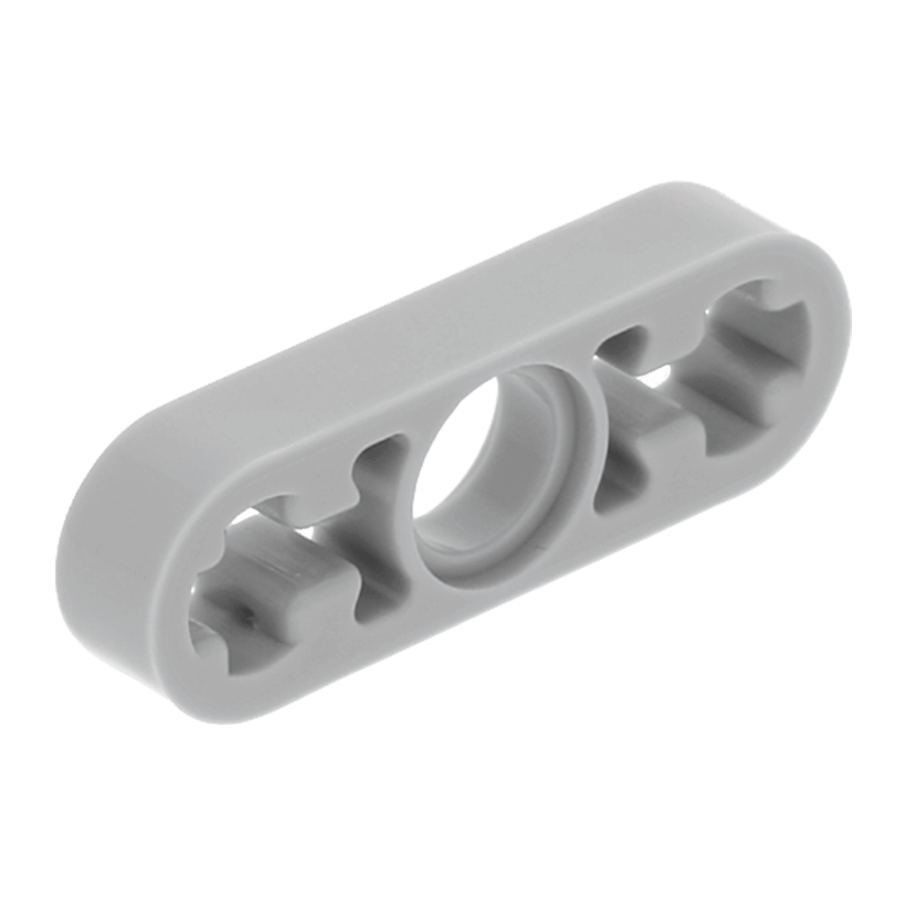 Technic 20шт Lego Балка Тонка Пряма 1 x 3 6632 65123 4107825 4211566 Light Bluish Grey Б/У - Retromagaz