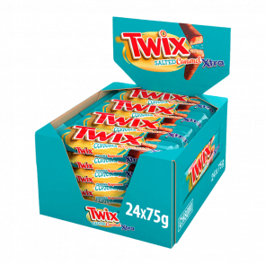 Набор Батончик Twix Печенье с Соленой Карамелью 75g 24шт