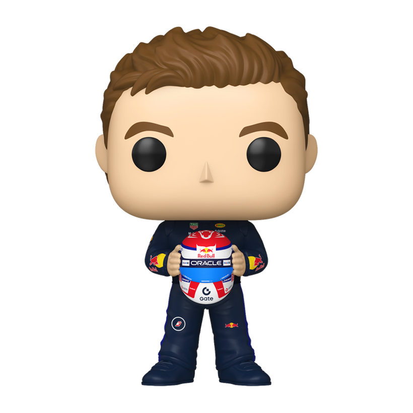 Фігурка FUNKO POP! Формула 1 Макс Ферстаппен з Шоломом Formula One Max Verstappen Holding Helmet 104mm 17 93697 - Retromagaz
