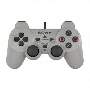 Геймпад Проводной Sony PlayStation 1 SCPH-1200 DualShock Grey 2m Б/У - Retromagaz