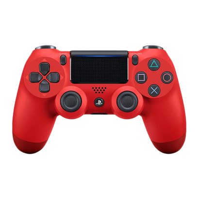 Геймпад Бездротовий Sony PlayStation 4 DualShock 4 Version 2 Magma Red Б/У - Retromagaz