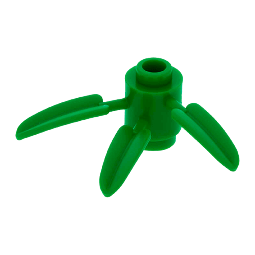 Рослина Lego Листя 1 x 1 Green 20шт Б/У - Retromagaz
