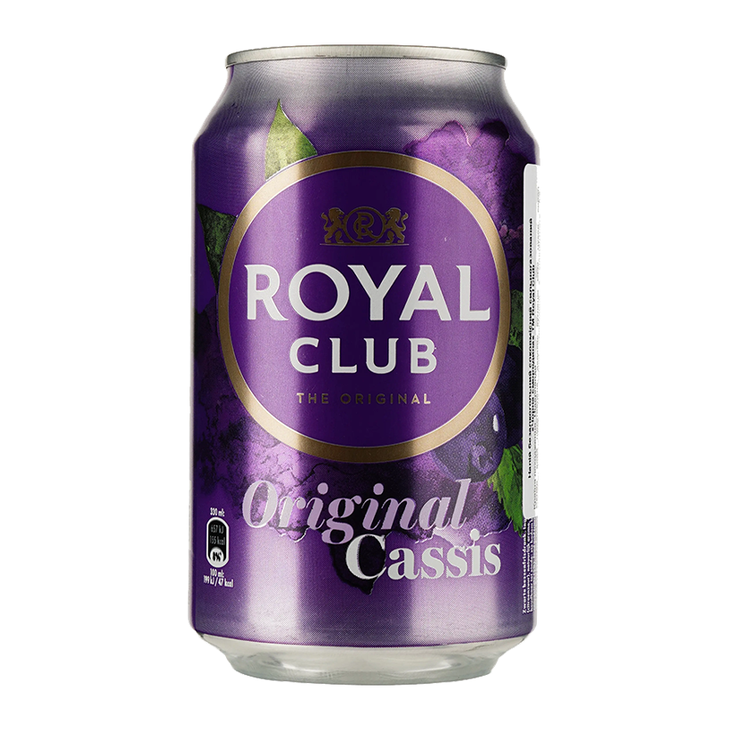 Напій Royal Club Original Cassis 330ml - Retromagaz