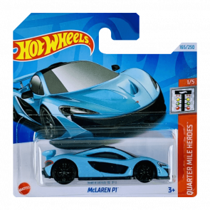 Машинка Базовая Hot Wheels McLaren P1 Quarter Mile Heroes 1:64 HTB85 Blue