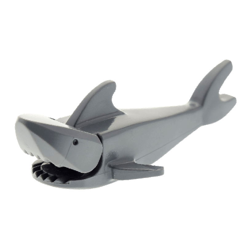 Фігурка Lego Animals Вода Shark with Rounded Nose 2547c03 1 Dark Bluish Grey Б/У Нормальний - Retromagaz