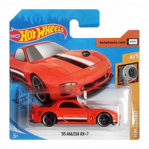 Машинка Базовая Hot Wheels '95 Mazda RX-7 Turbo 1:64 GHD02 Orange