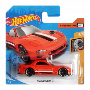 Машинка Базова Hot Wheels '95 Mazda RX-7 Turbo 1:64 GHD02 Orange - Retromagaz