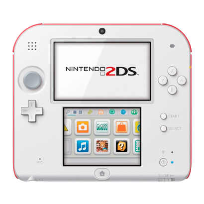Консоль Nintendo 2DS Модифікована 32GB White Red + 10 Вбудованих Ігор Б/У - Retromagaz