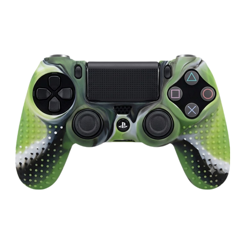 Чехол Силиконовый RMC PlayStation 4 Fat Slim Pro с Антискользящим Покрытием Green Новый - Retromagaz