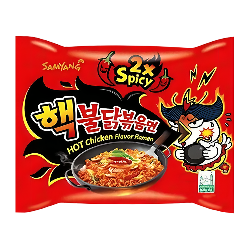 Лапша Samyang Buldak 2х Hot Chicken Супер Острая 140g - Retromagaz
