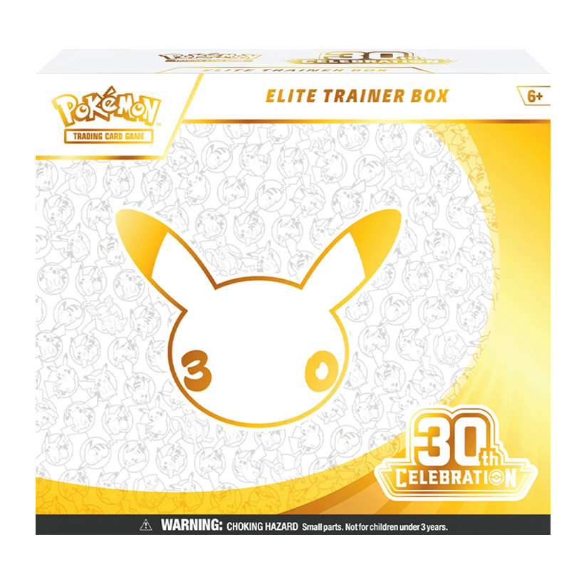 Картки Коллекционная Игра Pokemon 30th Celebration - Elite Trainer Box - Retromagaz