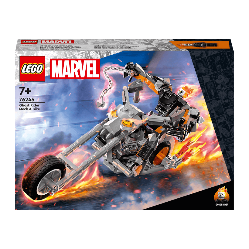 Конструктор Lego Примарний Вершник: Робот та Мотоцикл Marvel 76245 Новий - Retromagaz