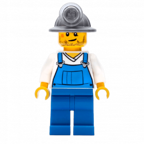 Фигурка Lego City Construction 973pb0649 Miner Crooked Smile and Scar cty0310 Б/У Нормальный