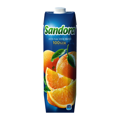 Сок Sandora Апельсиновый 950ml - Retromagaz