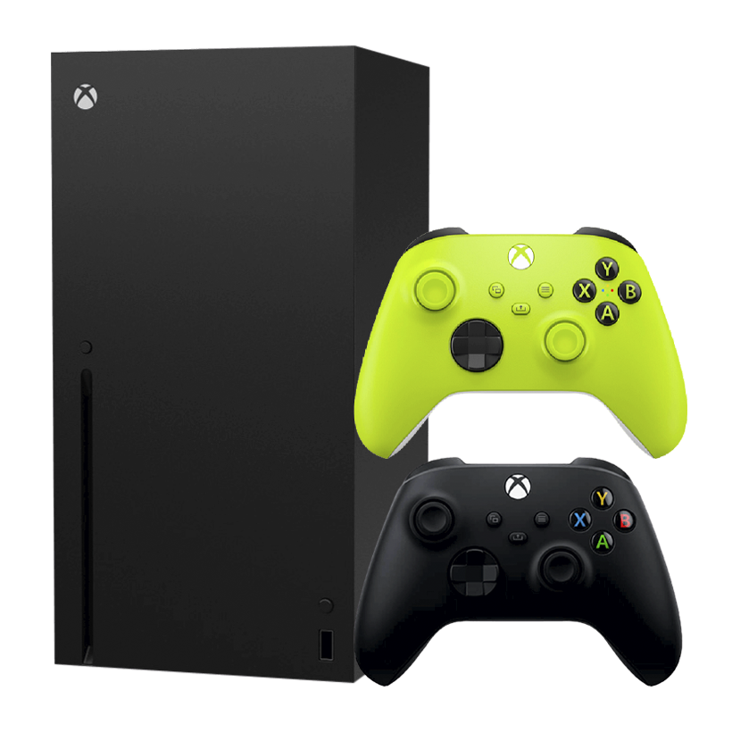 Набір Консоль Microsoft Xbox Series X 1TB Black Новий + Геймпад Бездротовий Controller Electric Volt - Retromagaz