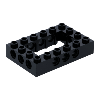 Technic Lego Кубик 4 x 6 32531 40344 4144025 Black 2шт Б/У - Retromagaz