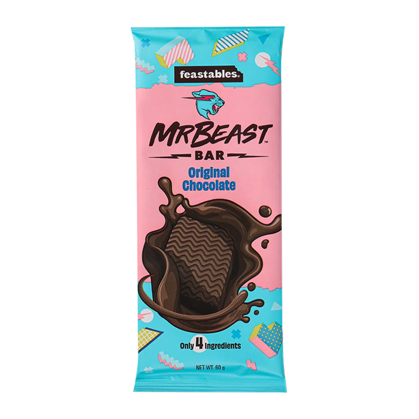 Шоколад Молочный MrBeast Feastables Original 60g - Retromagaz