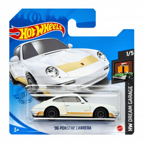 Машинка Базова Hot Wheels '96 Porsche Carrera Dream Garage 1:64 GRY11 White - Retromagaz