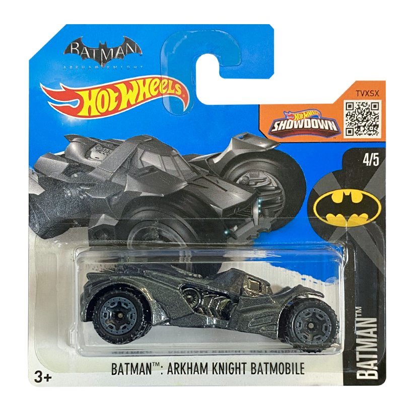 Машинка Базова Hot Wheels Batman: Arkham Knight Batmobile Batman 1:64 DHT18 Dark Grey - Retromagaz
