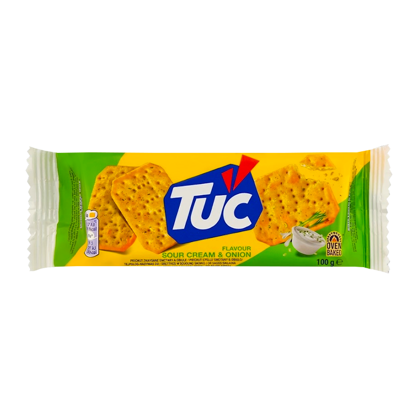 Крекеры Tuc со Вкусом Сметаны с Луком 100g - Retromagaz