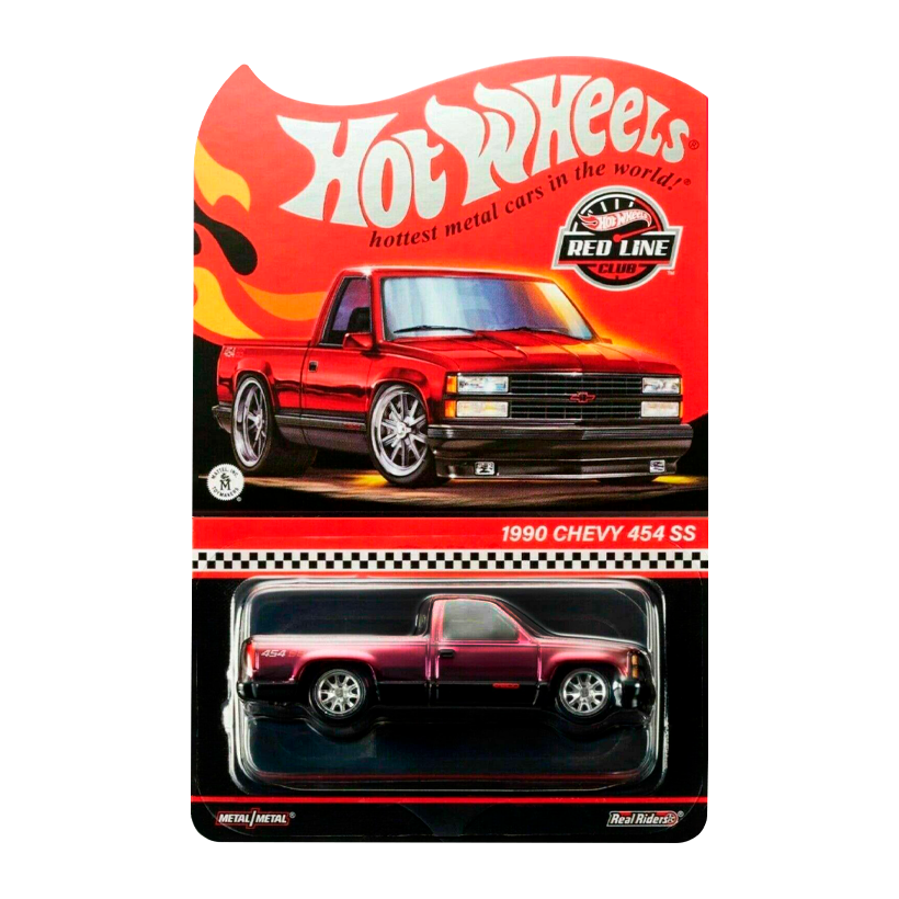 Машинка Premium Hot Wheels 1990 Chevy 454 SS Red Line Club RLC 1:64 HNL20 Red - Retromagaz