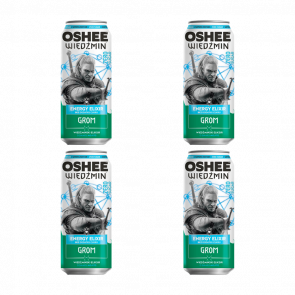 Набор Напиток Энергетический Oshee Witcher Energy Elixir Grom Mojito Zero 500ml 4шт - Retromagaz