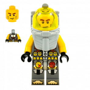Фигурка Lego Axel Trans-Yellow Visor Adventure Atlantis atl016 1 Б/У
