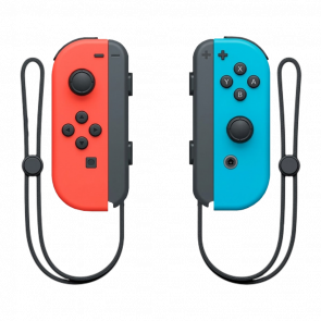 Контролери Бездротовий RMC Switch Joy‑Con Neon Blue Neon Red Новий - Retromagaz