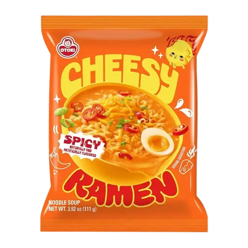 Локшина Ottogi Cheesy Рамьон Гостра 111g - Retromagaz