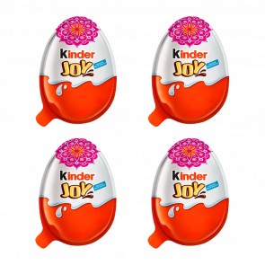 Набор Шоколадное Яйцо 4шт Kinder Joy For Girls Festive Edition 20g - Retromagaz