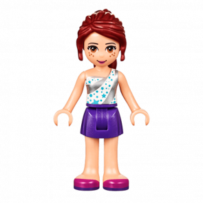 Фигурка Lego Mia Dark Purple Skirt Friends Girl frnd195 1 Б/У