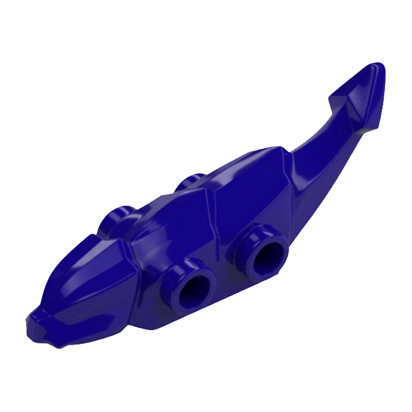 Фигурка Lego Воздух Dragon Critter Body with Studs on Sides Animals 5986 6548952 Dark Blue Новый - Retromagaz