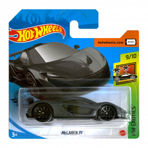 Машинка Базовая Hot Wheels McLaren P1 Exotics 1:64 GHF48 Dark Grey - Retromagaz