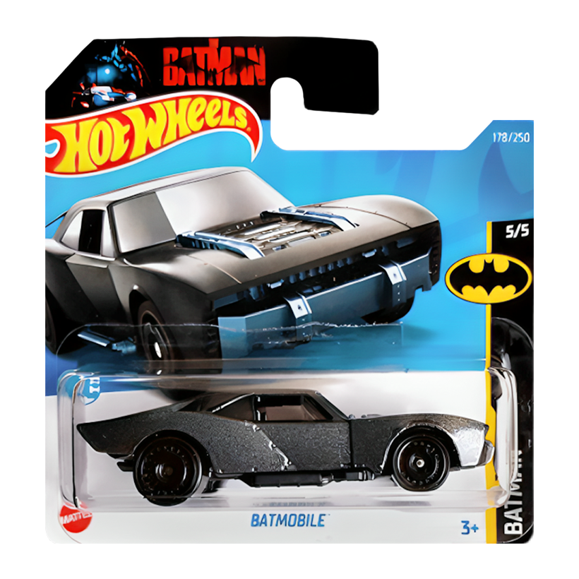 Машинка Базовая Hot Wheels Batmobile Batman 1:64 HCT65 Grey - Retromagaz
