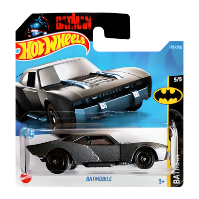Машинка Базовая Hot Wheels Batmobile Batman 1:64 HCT65 Grey - Retromagaz