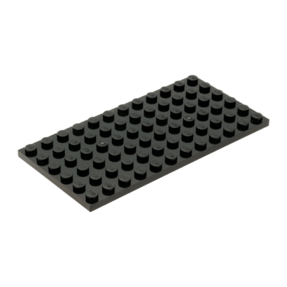 Пластина Lego Обычная 6 x 12 3028 302826 Black 4шт Б/У - Retromagaz